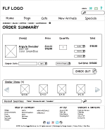F.L.F. Wireframe Order Summary